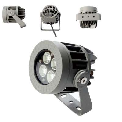 Building light decoration led garden flood light mini size 24v housing aluminum 8W 2200K led flood light DMX