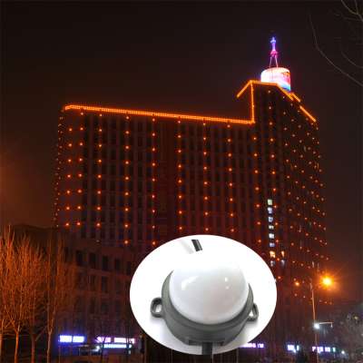 3W High quality RGB led pixel light DC24V DMX control 60MM led tracking pixel point light for building decoration