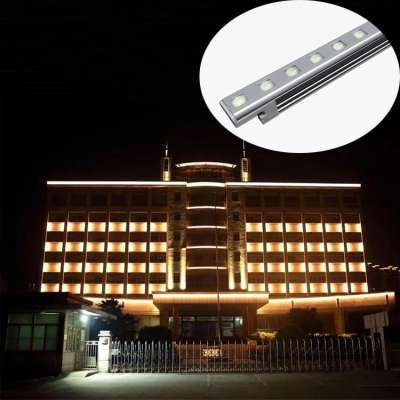 Construction Wall led light outdoor waterproof Single color 3000K 12W architectural wallwasher DC24V