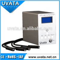 UVATA 4 Channel Nature-cooling 405nm UV LED Spot Light Source for UV adhesive curing